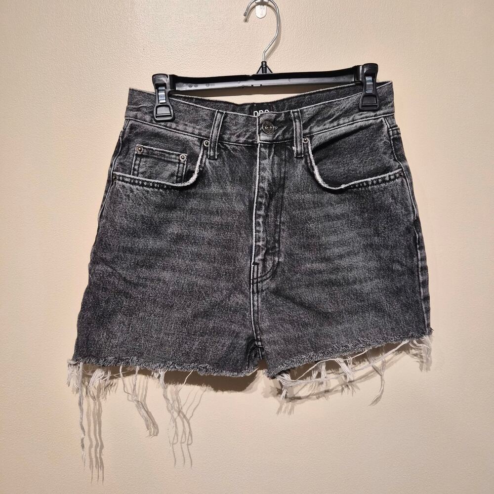 BDG High-Rise Baggy Black Denim Shorts Size 28 Urban Outfitters